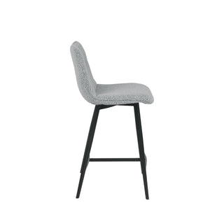 Tabouret de bar 1006 (lot de 2) - Gris