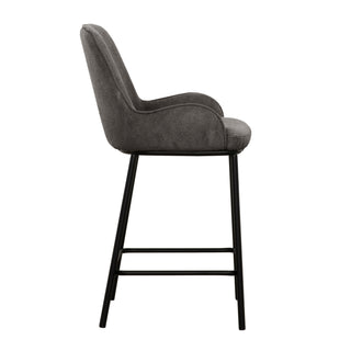 Chaise de comptoir 1017 (ensemble de 2) - Gris