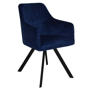 Chaise de salle à manger 2026 (lot de 2) - Bleu marine