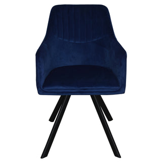 Chaise de salle à manger 2026 (lot de 2) - Bleu marine