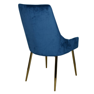 Chaise de salle à manger 2064 (lot de 2) - Bleu marine