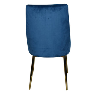 Chaise de salle à manger 2064 (lot de 2) - Bleu marine