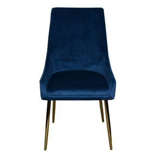 Chaise de salle à manger 2064 (lot de 2) - Bleu marine