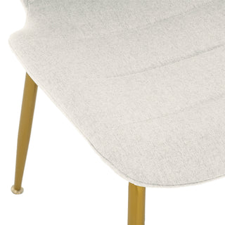 Chaise de salle à manger 3223 (lot de 2) - Crème