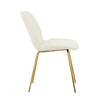 Chaise de salle à manger 3719 (lot de 2) - Crème