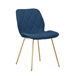 Chaise de salle à manger 3719 (ensemble de 2) - Bleu marine