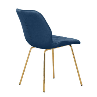 Chaise de salle à manger 3719 (ensemble de 2) - Bleu marine