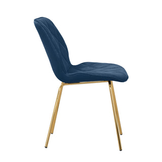 Chaise de salle à manger 3719 (ensemble de 2) - Bleu marine