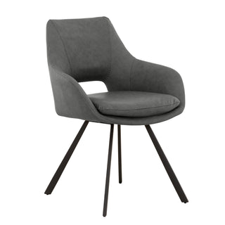 Chaise de salle à manger 6304 - Gris PU