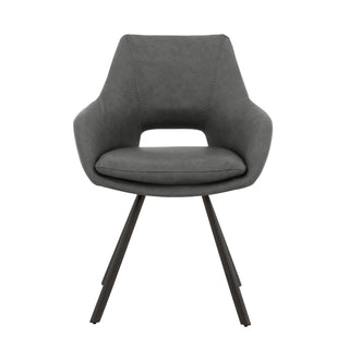 Chaise de salle à manger 6304 - Gris PU