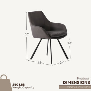 6304 Dining Chair - Grey