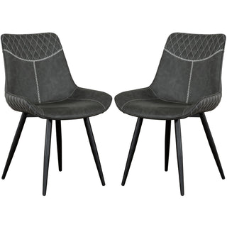 7303 Dining Chair (set of 2) - Grey