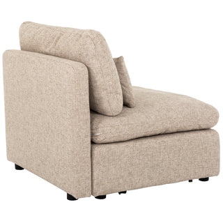 Brighton Armless Chair - Beige