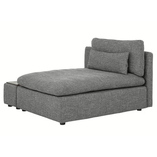 Brighton Chaise - Charcoal
