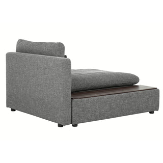 Brighton Chaise - Charcoal