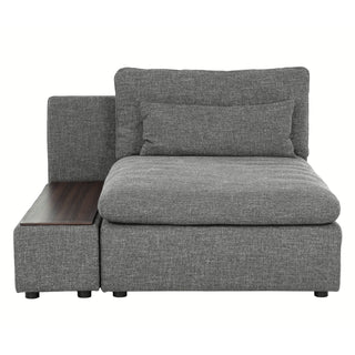 Brighton Chaise - Charcoal