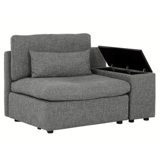 Brighton Reversible Storage Armrest - Charcoal