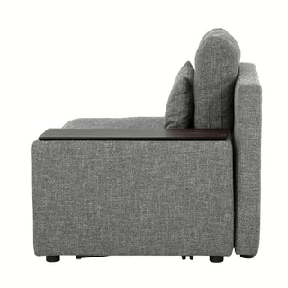 Brighton Reversible Storage Armrest - Charcoal