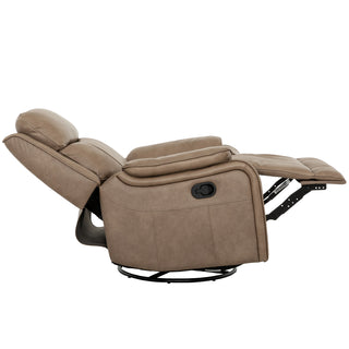 Brindle Swivel Glider Recliner - Taupe