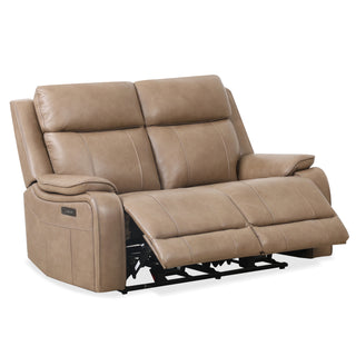 Brindle Power Loveseat - Taupe
