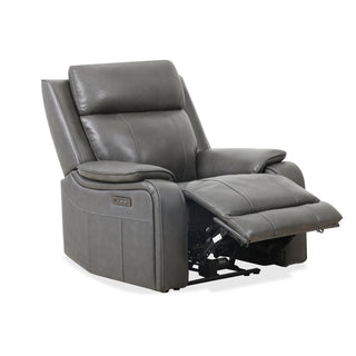 Brindle Power Glider Recliner - Charcoal