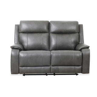 Brindle Power Loveseat - Charcoal