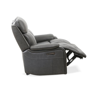 Brindle Power Loveseat - Charcoal