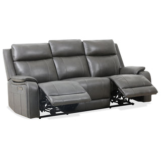 Brindle Power Reclining Sofa - Charcoal