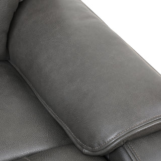 Brindle Power Loveseat - Charcoal