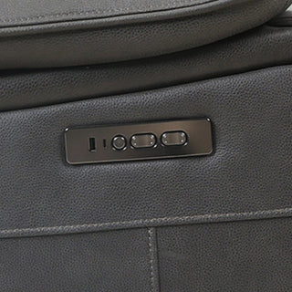 Brindle Power Loveseat - Charcoal