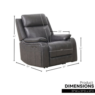 Fauteuil inclinable électrique Brindle - Anthracite