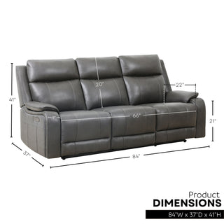 Canapé inclinable électrique Brindle - Anthracite