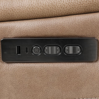 Brindle Power Sofa - Taupe