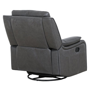 Brindle Swivel Glider Recliner - Charcoal