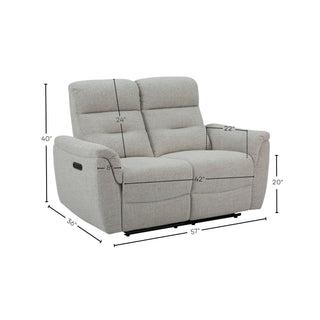 Cain Power Reclining Loveseat