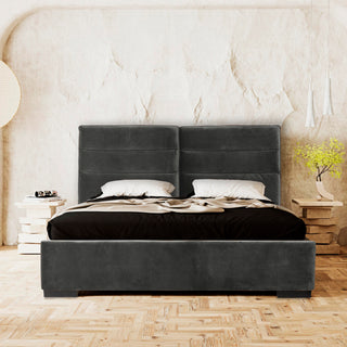 Cassidy Platform Bed - Grey