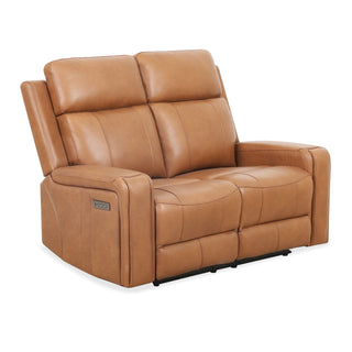 Cavron Power Reclining Sofa - Cognac
