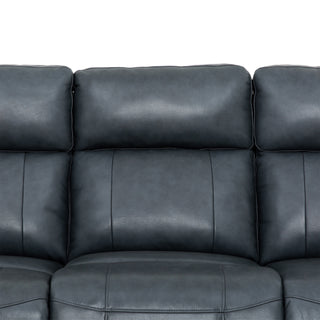 Canapé inclinable électrique Cavron - Bleu