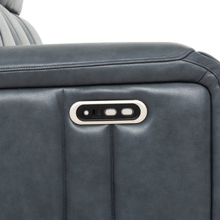 Canapé inclinable électrique Cavron - Bleu