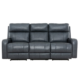 Cavron Power Reclining Sofa - Blue