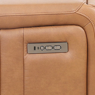 Cavron Power Glider Recliner - Cognac