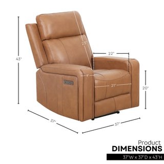 Fauteuil inclinable électrique Cavron - Cognac