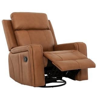 Cavron Glider Swivel Recliner - Cognac