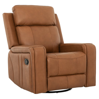 Cavron Glider Swivel Recliner - Cognac