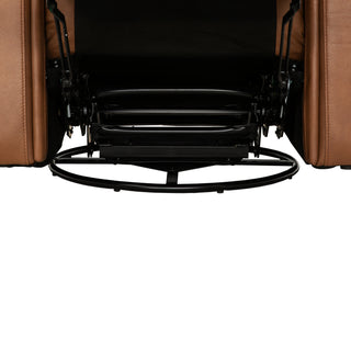 Cavron Glider Swivel Recliner - Cognac