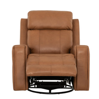 Cavron Glider Swivel Recliner - Cognac