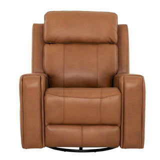 Cavron Glider Swivel Recliner - Cognac