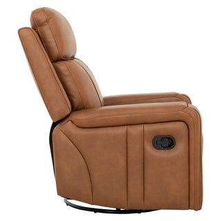 Cavron Glider Swivel Recliner - Cognac