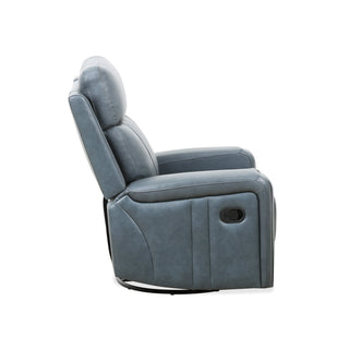 Cavron Glider Swivel Recliner - Blue