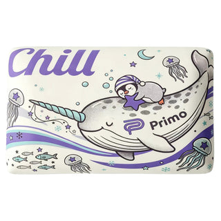 Chill Penguin Pillow - Purple